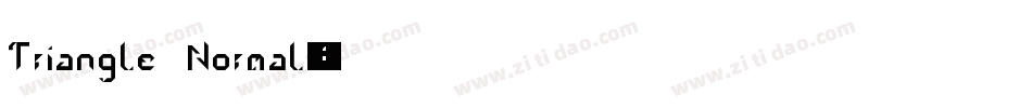 Triangle Normal字体转换